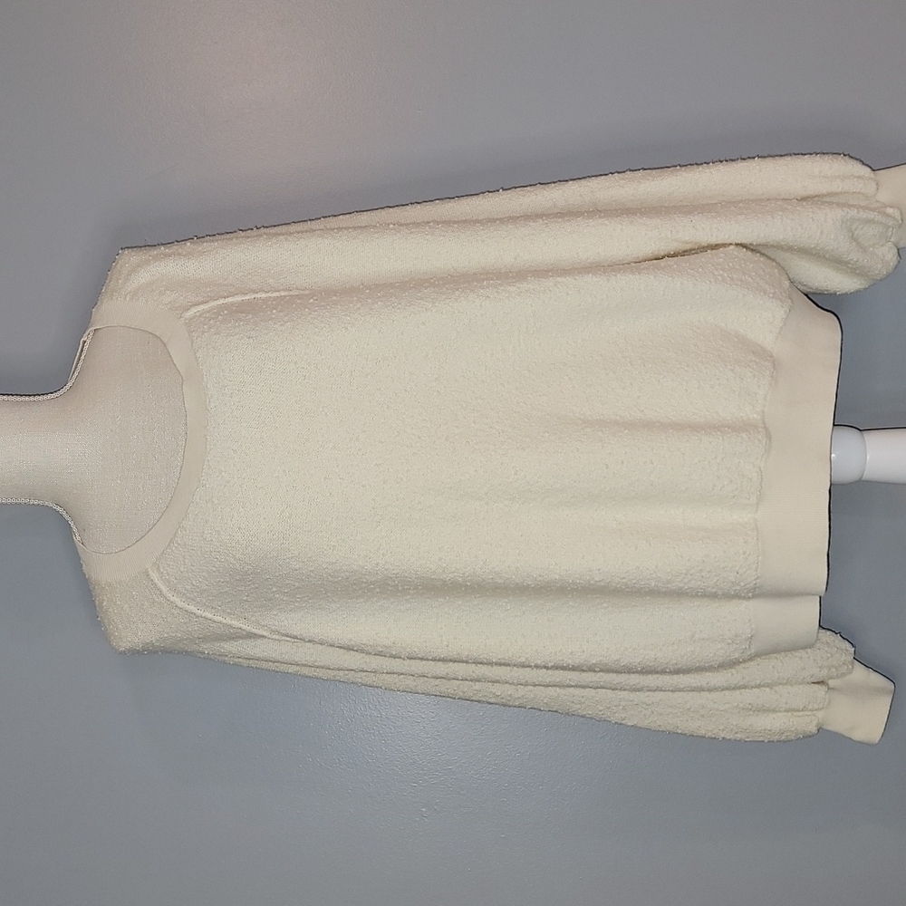 Free People Womens Found My Friend Pullover Sweater Cream size L
